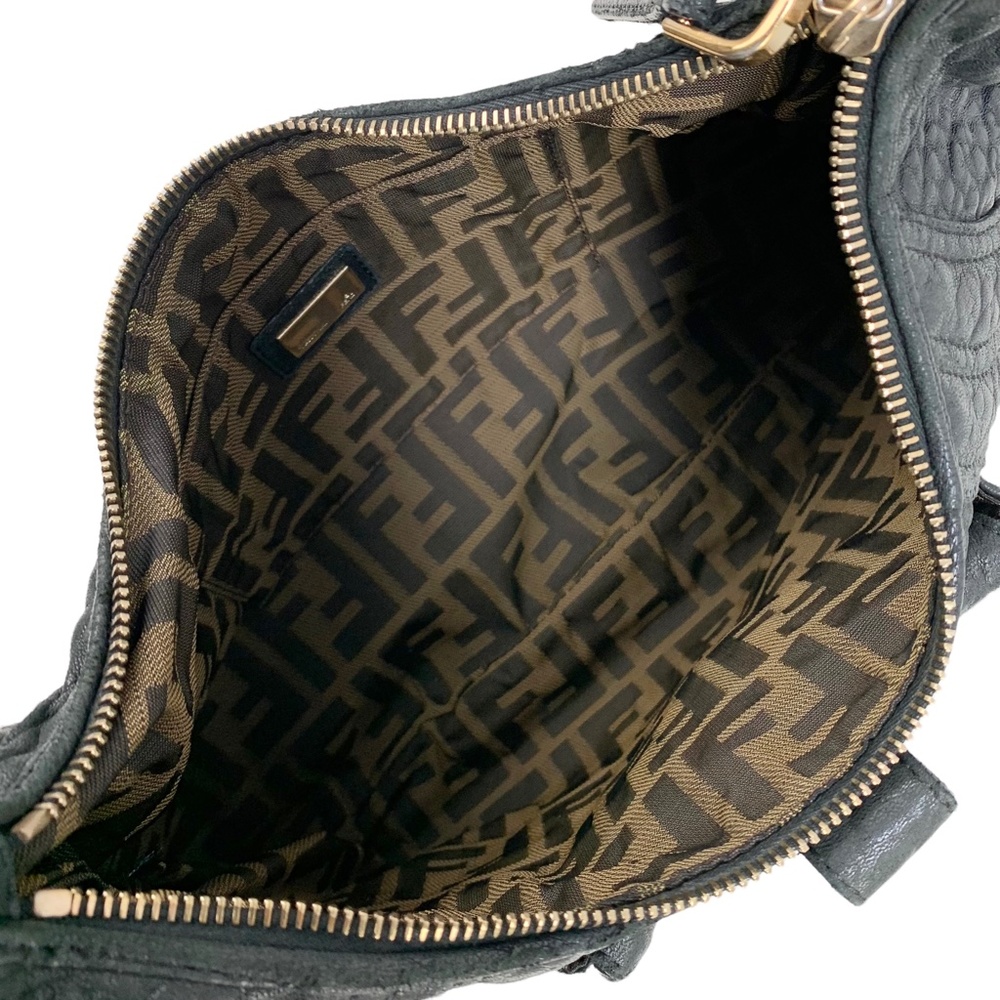 FENDI Leather Hobo Shoulder Bag - Picture 10 of 16